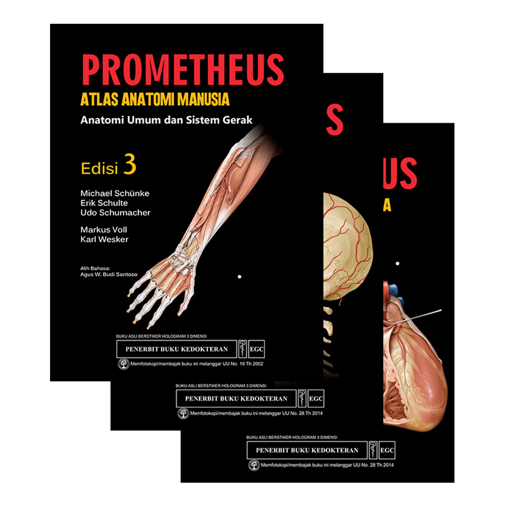 Prometheus Atlas Anatomi Manusia Edisi 3 (3 Buku)
